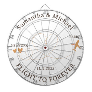 Flight Plane Travelling board Wedding Dart Board