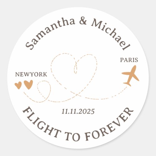 Flight Plane Travelling theme Wedding