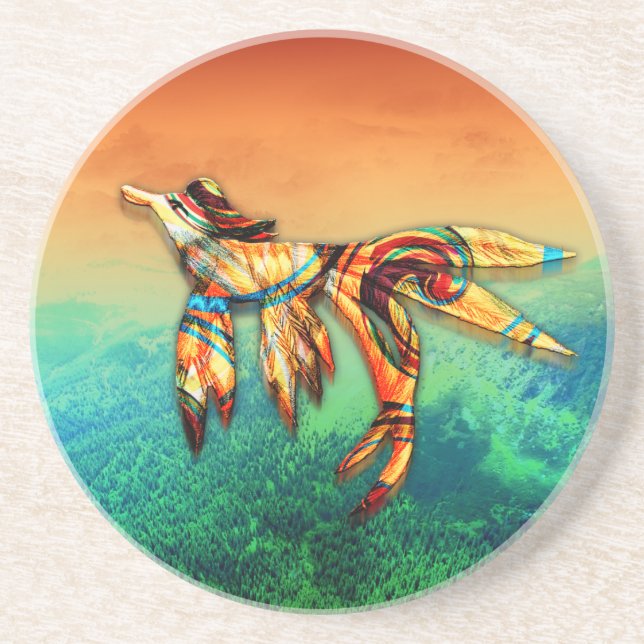 Flight Sandstone Coaster (Front)