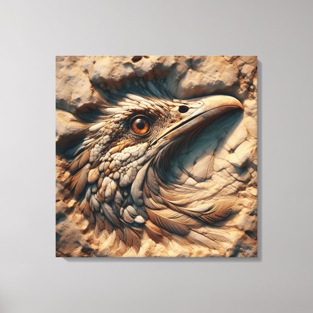 Flight Through the Sands of Time - Abstract Art Canvas Print (Front)