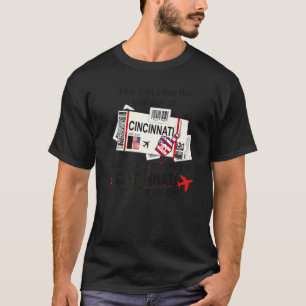 Flight Ticket Cincinnati Girl from Cincinnati Boar T-Shirt