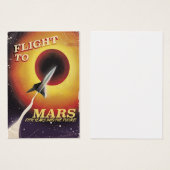 Flight To Mars! vintage sci-fi poster (Front & Back)