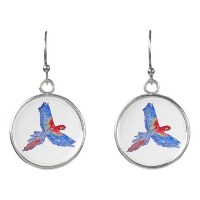 Flight to the Canopy Drop Earrings (Front)