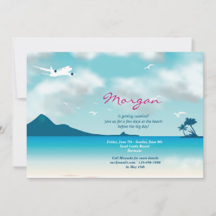 Flight to the Tropics Invitation