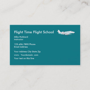 Flight Training Business Cards Zazzle Flight Trainer Business Cards
