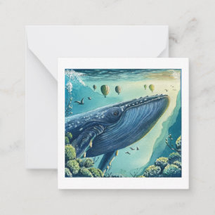 Flights of Fancy post-card style Note Card