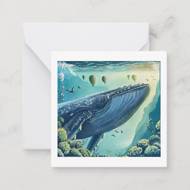 Flights of Fancy post-card style Note Card (Front)