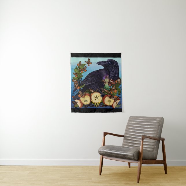 Flights of Fantasy Raven Faery Tapestry (In Situ)