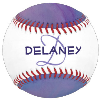 Flighty Pink Purple Blue Sky Cloud Pastel Softball