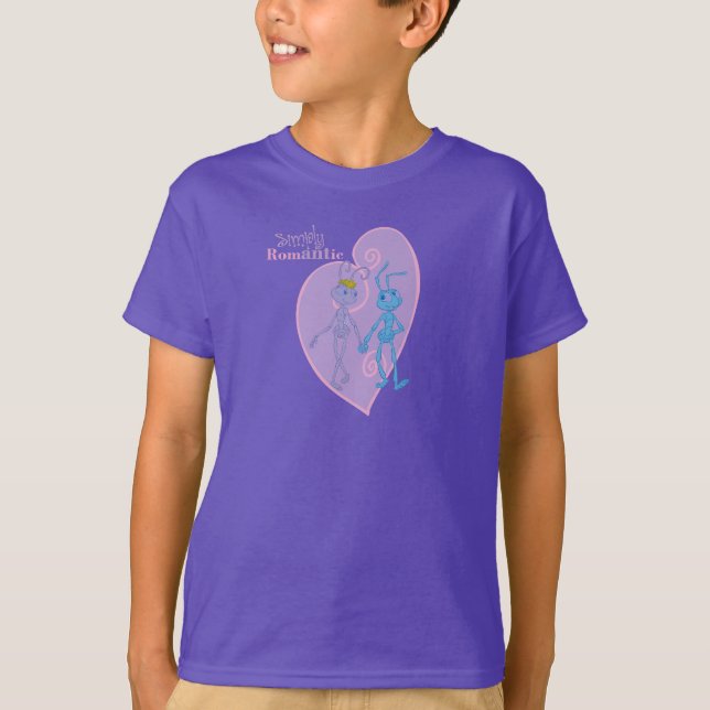 Flik and Princess Atta Holding Hands Disney T-Shirt (Front)