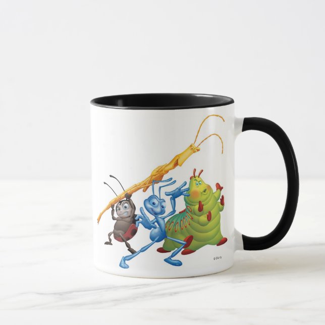Flik , Heimlich, and Ladybug Disney Mug (Right)