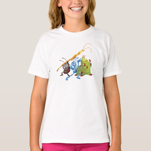 Flik , Heimlich, and Ladybug Disney T-Shirt (Front)