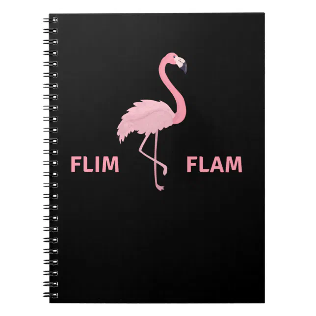 Flim Flam Flamingo Kids Notebook Zazzle