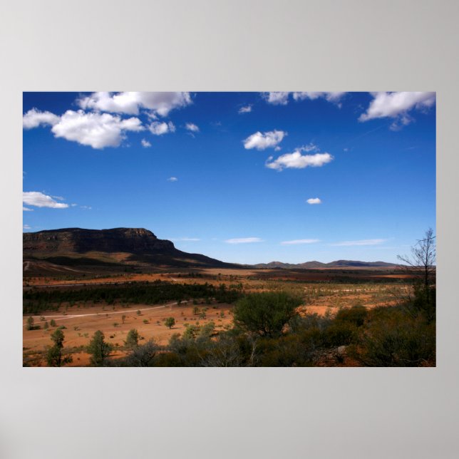 Flinders Ranges Outback Australia Poster (Front)