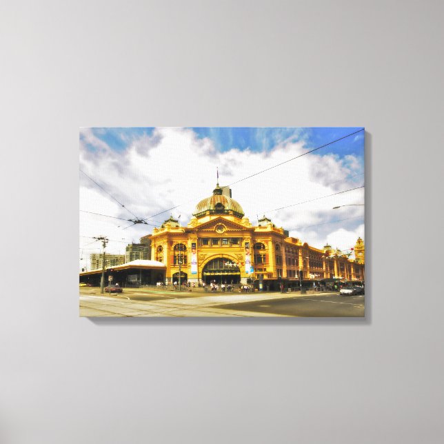 Flinder's Street Station 24" x 16" Canvas (Front)