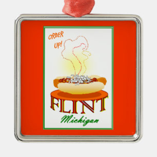 FLINT CONEY island ornament