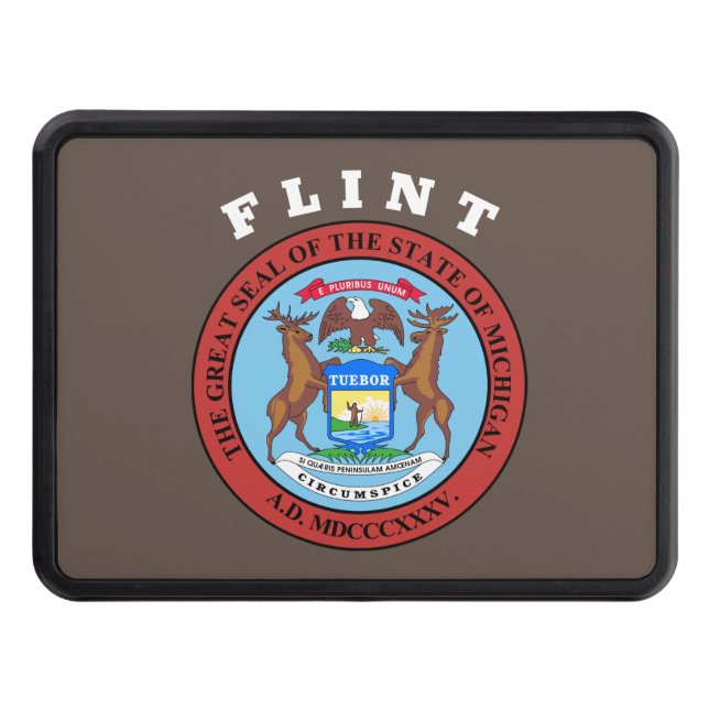 Flint, Michigan Hitch Cover (Front)