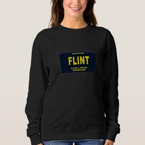 Flint Michigan MI Great Lakes Up North Lake Huron Sweatshirt