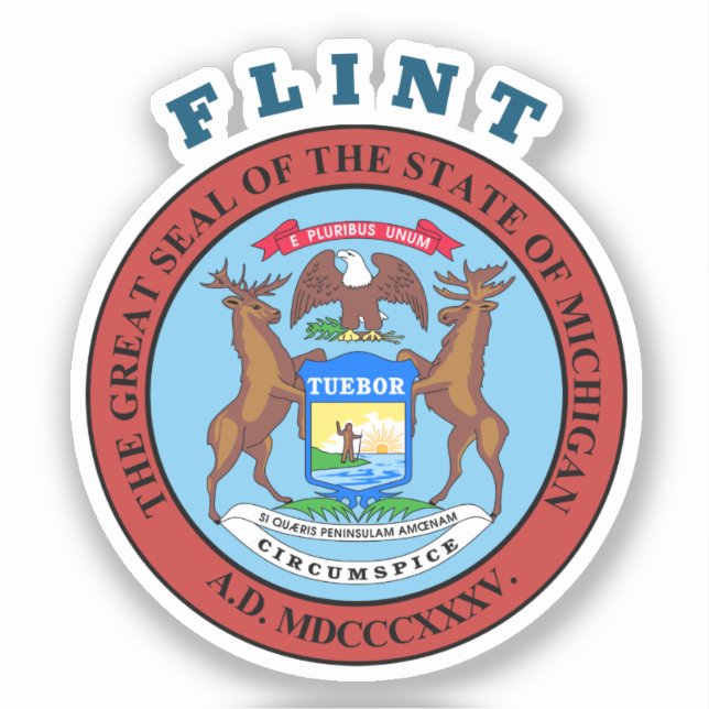 Flint - MICHIGAN Sticker (Front)