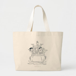 Flintstones Families1 Large Tote Bag