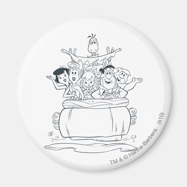 Flintstones Families1 Magnet (Front)