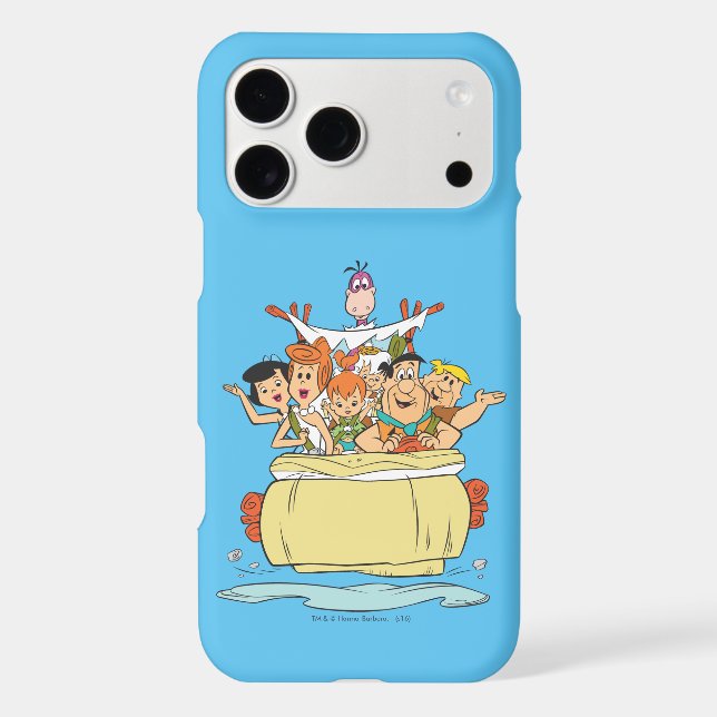Flintstones Family Roadtrip Case-Mate iPhone Case (Back)