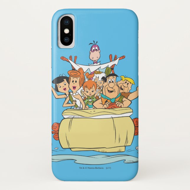 Flintstones Family Roadtrip Case-Mate iPhone Case (Back)