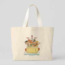 Flintstones Family Roadtrip Large Tote Bag