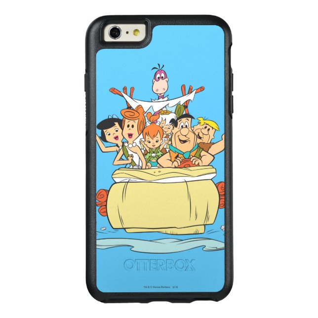 Flintstones Family Roadtrip Otterbox iPhone Case (Back)