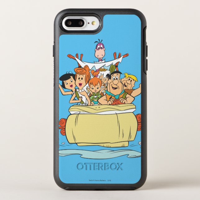 Flintstones Family Roadtrip Otterbox iPhone Case (Back)