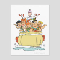 Flintstones Family Roadtrip Postcard