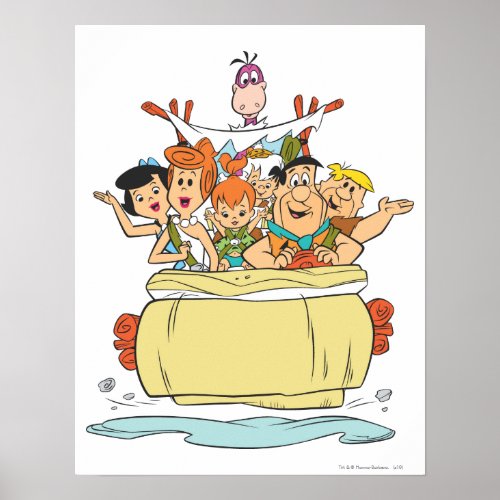 Flintstones Family Roadtrip Poster