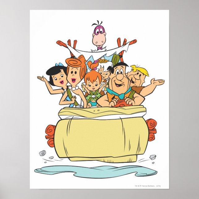 Flintstones Family Roadtrip Poster (Front)