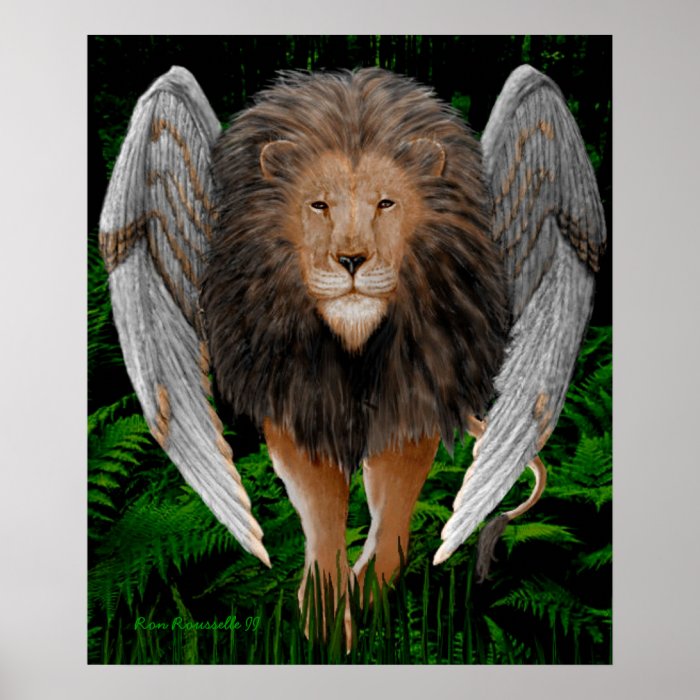 Flion Print (Winged Lion)