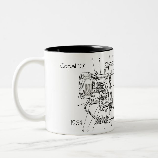 Flip Clock Fans Coffee Mug - Two Tone (Left)