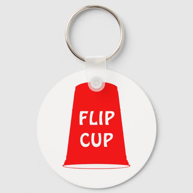 flip cup keychain (Front)