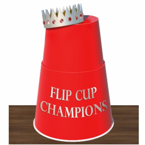 Flip Cup Trophy Cutout