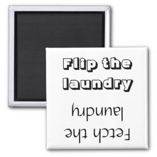 Flip/Fetch Laundry Reminder Magnet