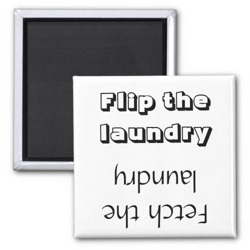 FlipFetch Laundry Reminder Magnet