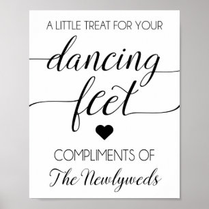 Flip Flip Wedding Favor Sign