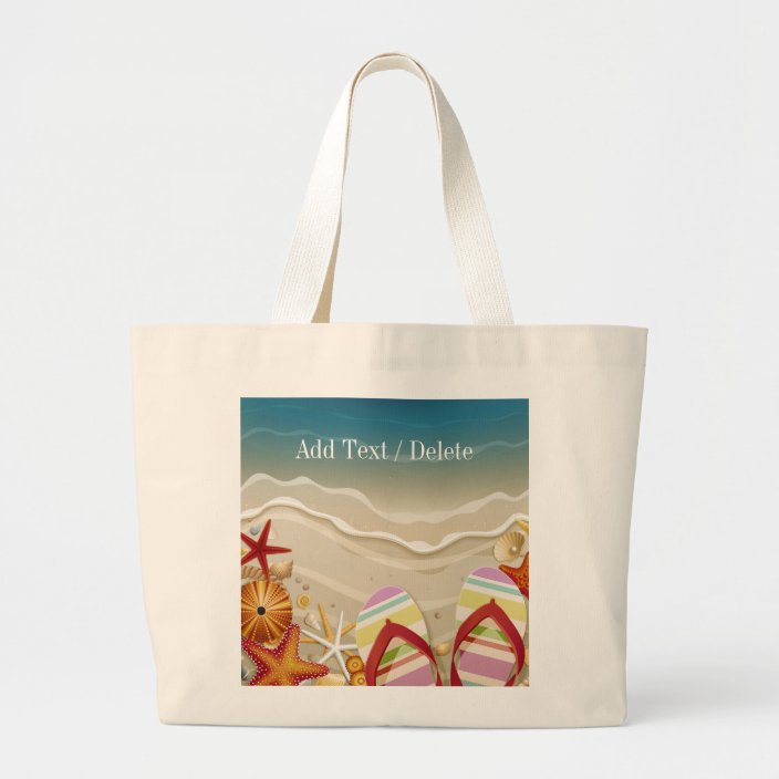 Flip Flop Beach Bag 2 - Tote - SRF | Zazzle.com