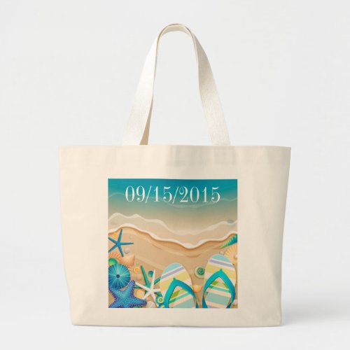 Flip Flop Beach Bag _ Tote _ SRF