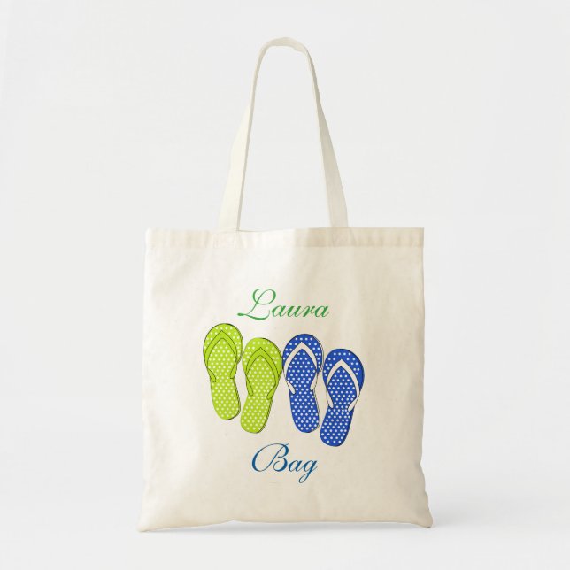 Flip Flop Beach Bags (Front)