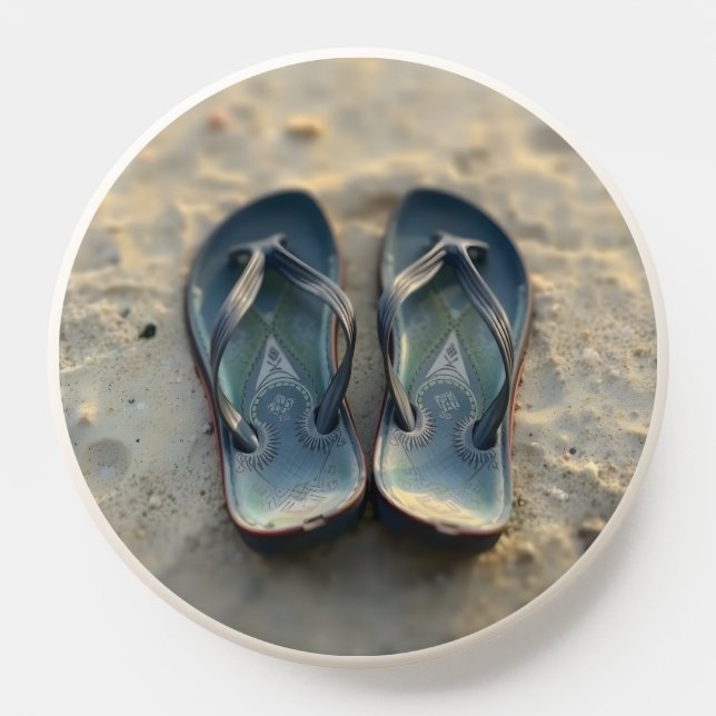 Flip Flop Beach Vibes for Summer Lovers PopSocket (Popsocket)