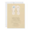 Flip Flop Beach Wedding Invitations -Blue Flower