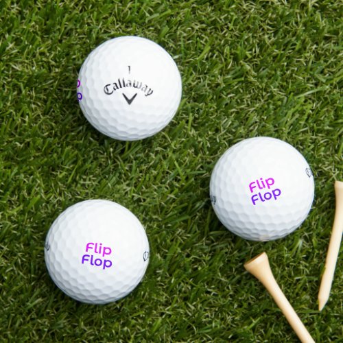 Flip Flop Callaway Golf Ball  12 Pack