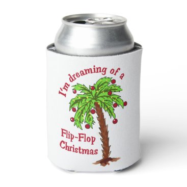 Flip Flop Christmas Can Cooler Flip Flop Christmas Can Cooler