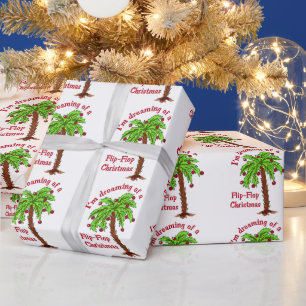 Flip Flop Christmas Wrapping Paper