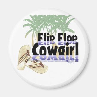 Flip Flop Cowgirl Magnet