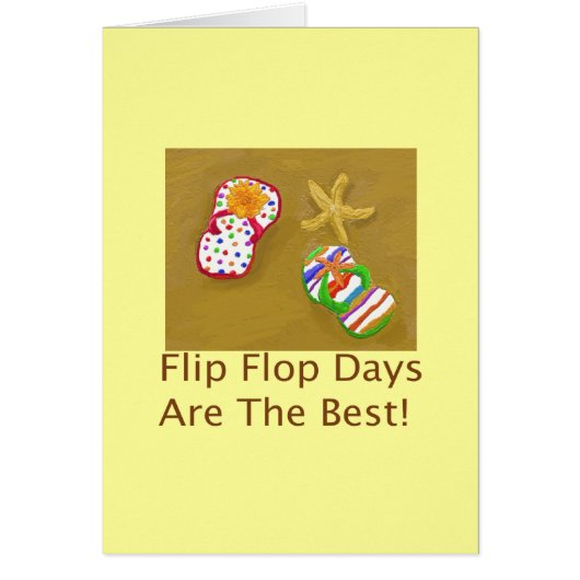 Flip Flop Days Cards (Front)